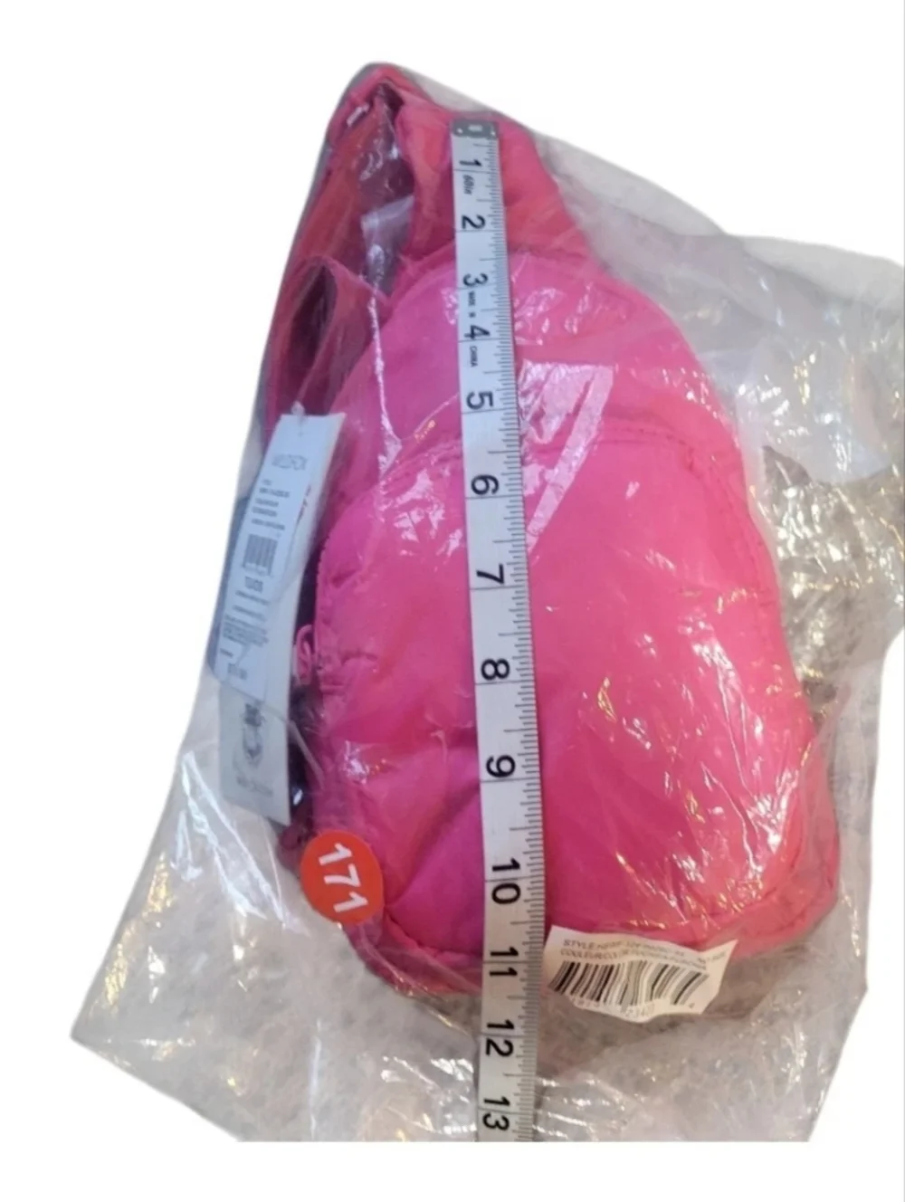 Wildfox Hot Pink Quilted Mini Crossbody Bag with Strap - Picture 5 of 6